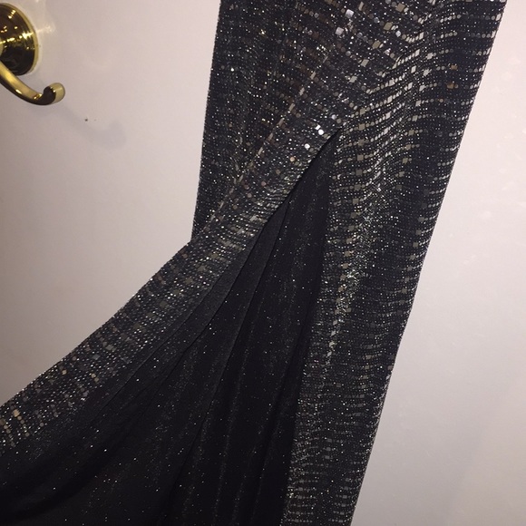 Beautiful black and silver sequin dress - Picture 6 of 8